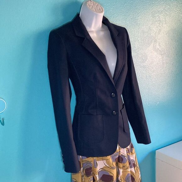 Luisa Spagnoli Navy Blazer Size 40 Fits XS